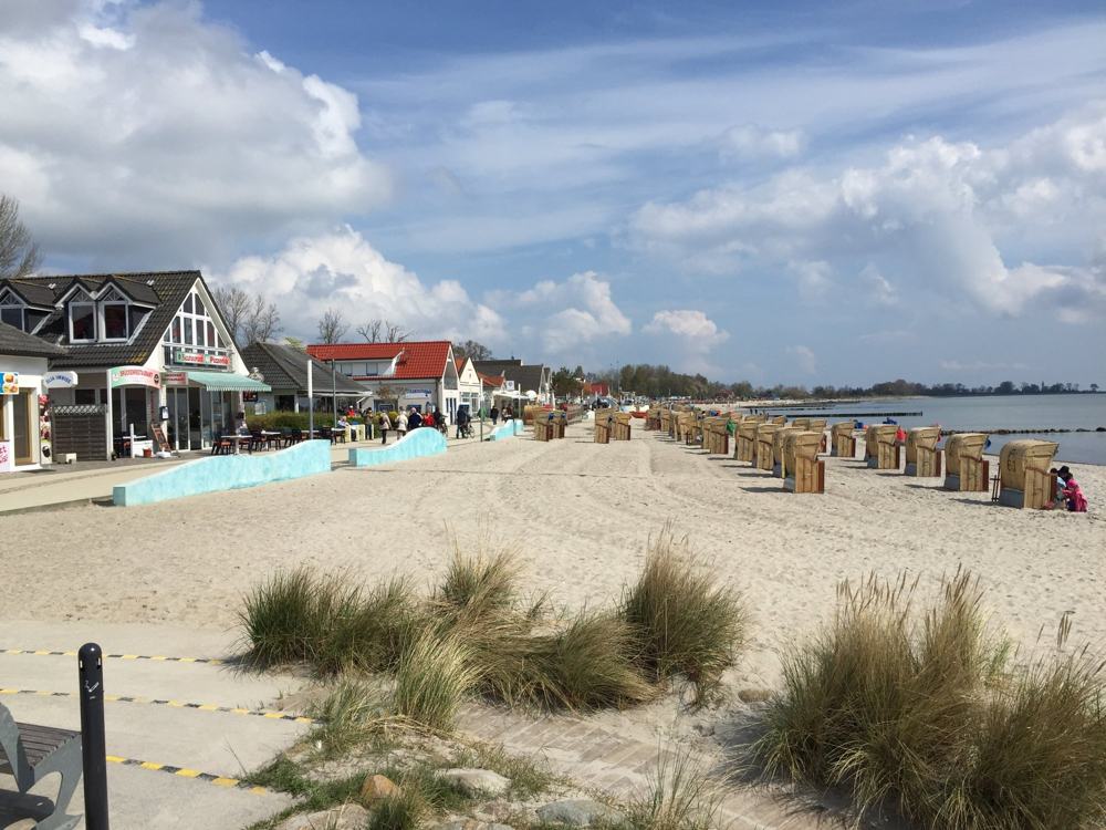 Strand mit Strandkörben